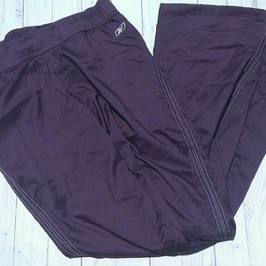 Reebok windbreaker style woman's pants